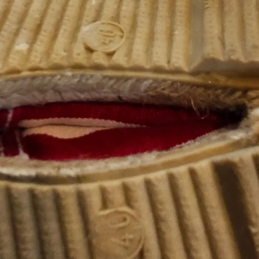 Neiman Marcus Classic Red/White Striped Espadrilles Made Spain Sz.9/40 EU $175